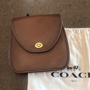 Coach Originals Square Turnlock Flap Square Bag